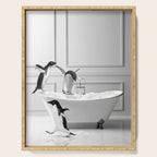 Penguin in Bathtub Serving Tray Gallery Image 1
