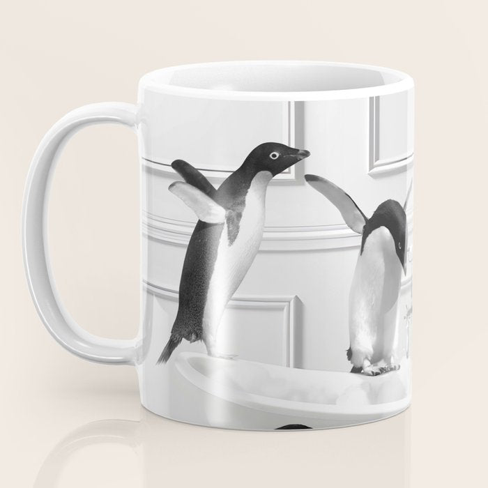 Penguin in Bathtub Coffee Mug Gallery Image 3