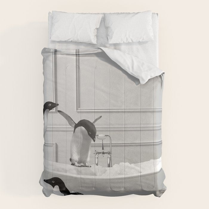 Penguin in Bathtub Comforter Gallery Image 6
