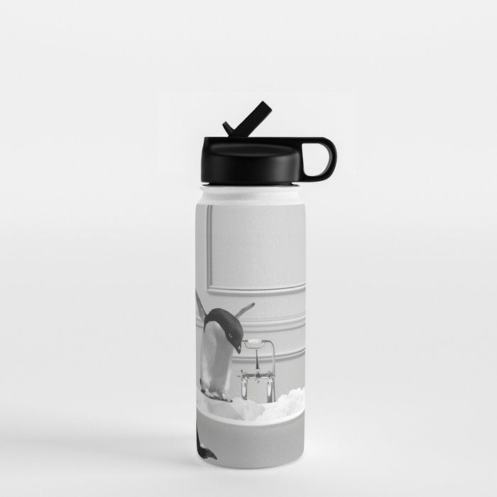 Penguin in Bathtub Water Bottle Gallery Image 1