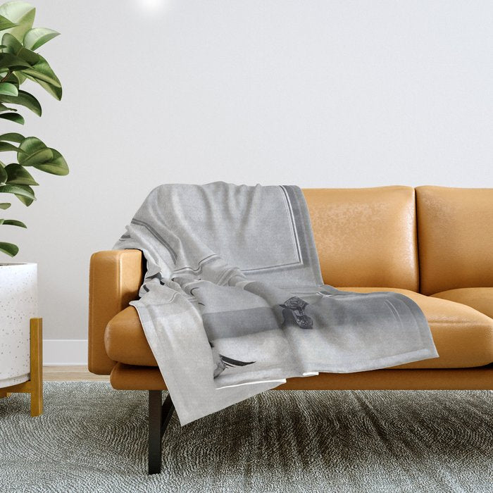 Penguin in Bathtub Throw Blanket Gallery Image 1