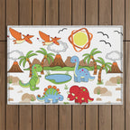 Dinosaur Outdoor Rug Gallery Image 1