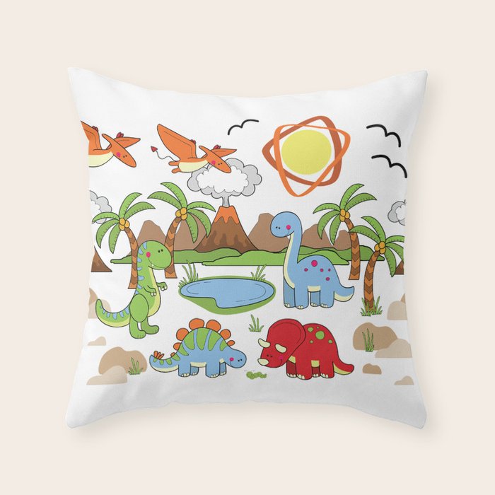 Dinosaur Throw Pillow Gallery Image 6