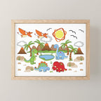 Dinosaur Mini Art Print Gallery Image 1