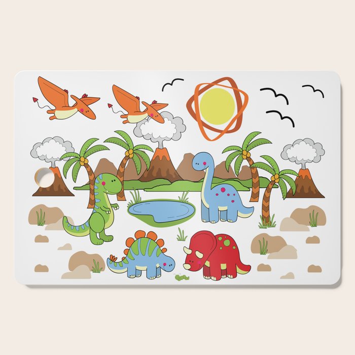 Dinosaur Cutting Board Gallery Image 1