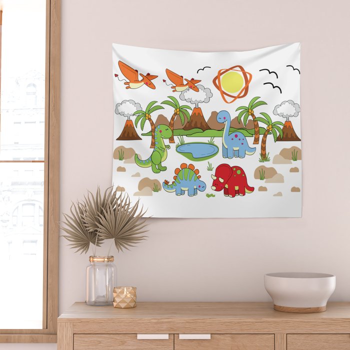 Dinosaur Wall Tapestry Gallery Image 2