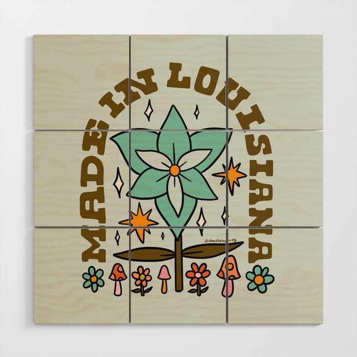 Made In Louisiana Wood Wall Art Gallery Image 1
