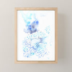 Blue Water Mini Art Print Gallery Image 1