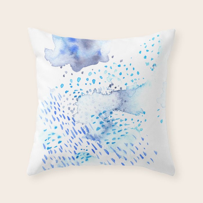 Blue Water Throw Pillow Gallery Image 6