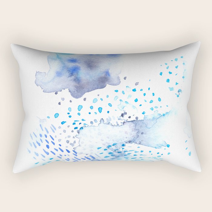 Blue Water Rectangular Pillow Gallery Image 2