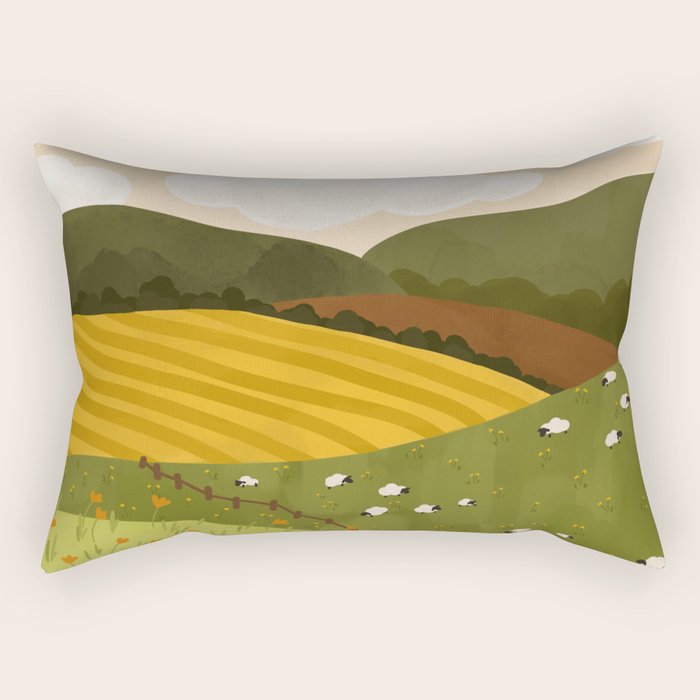 Autumn Landscape Rectangular Pillow Gallery Image 2