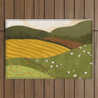 Autumn Landscape Outdoor Rug Gallery Image 1