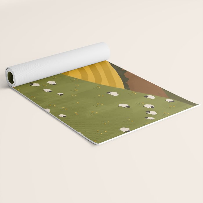 Autumn Landscape Yoga Mat Gallery Image 2