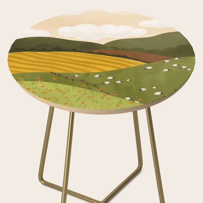 Autumn Landscape Side Table Gallery Image 2