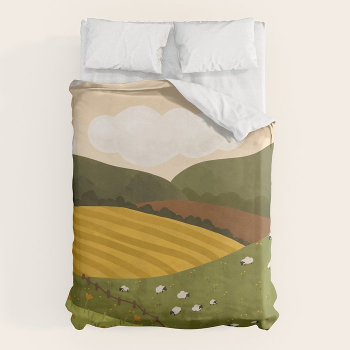 Autumn Landscape Duvet Cover Gallery Image 6