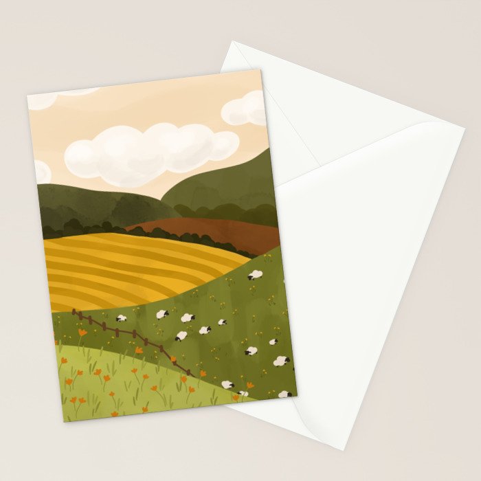 Autumn Landscape Stationery Card Gallery Image 2