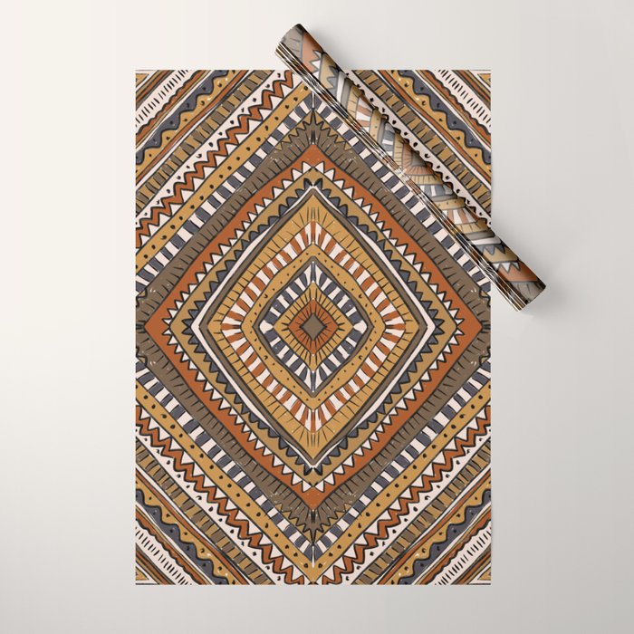 Symmetrical Pattern Wrapping Paper Gallery Image 1