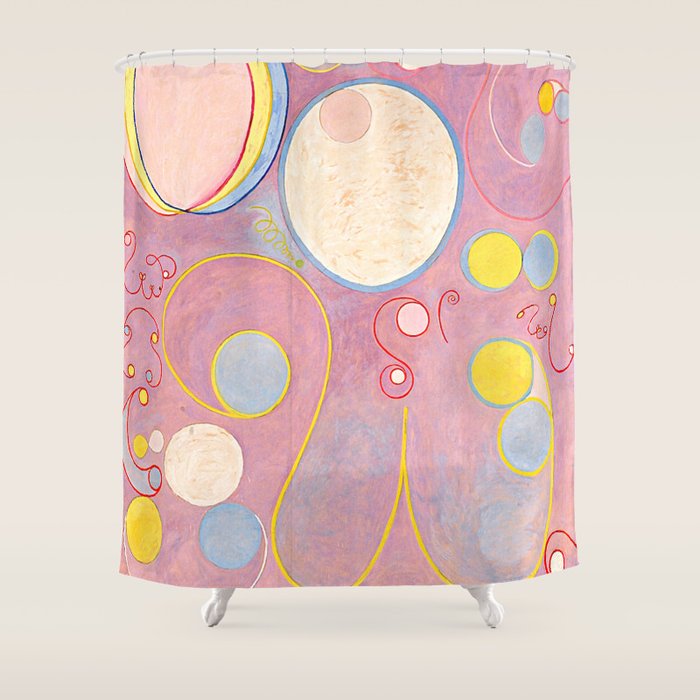 Hilma af Klint "The Ten Largest, No. 08, Adulthood, Group IV" Shower Curtain Gallery Image 1