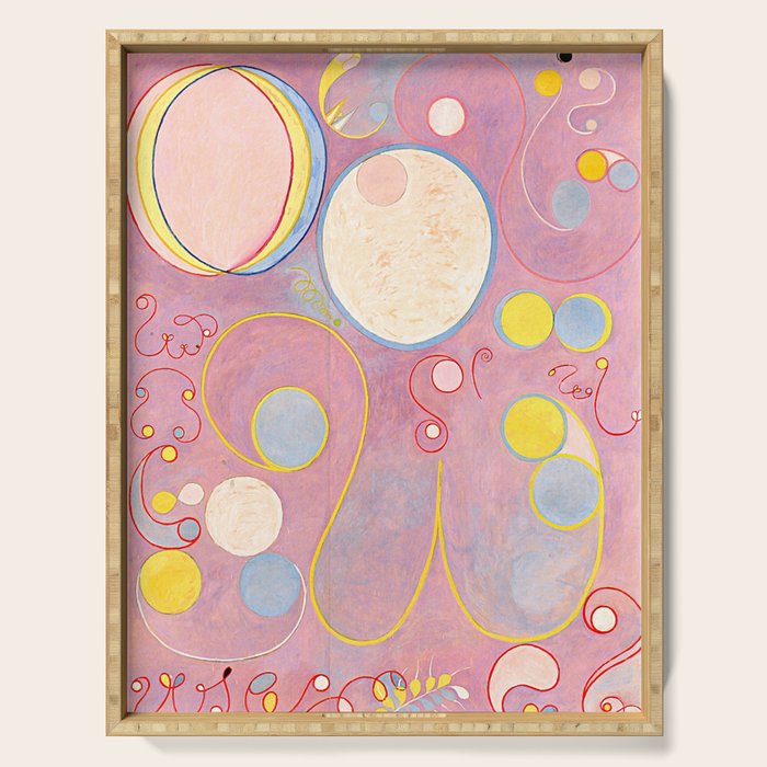 Hilma af Klint "The Ten Largest, No. 08, Adulthood, Group IV" Serving Tray Gallery Image 1