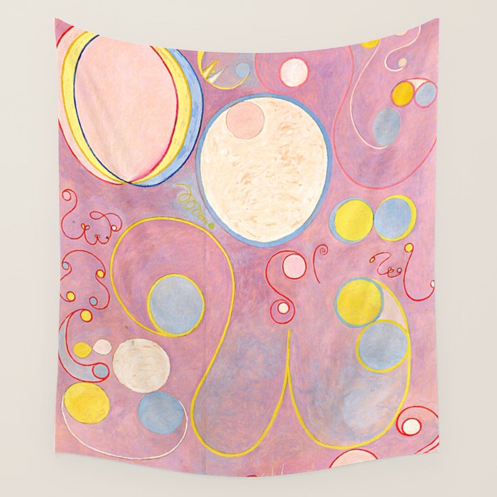 Hilma af Klint "The Ten Largest, No. 08, Adulthood, Group IV" Wall Tapestry Gallery Image 1