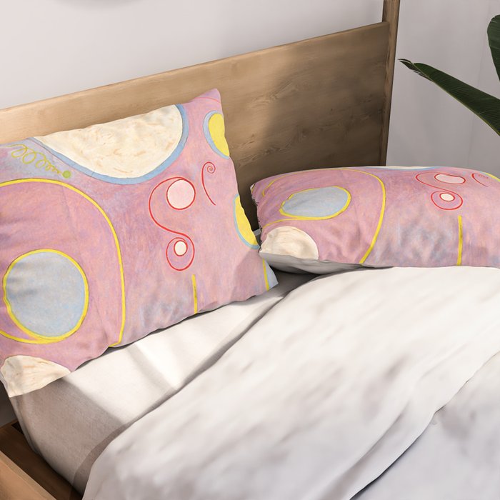 Hilma af Klint "The Ten Largest, No. 08, Adulthood, Group IV" Pillow Sham Gallery Image 2