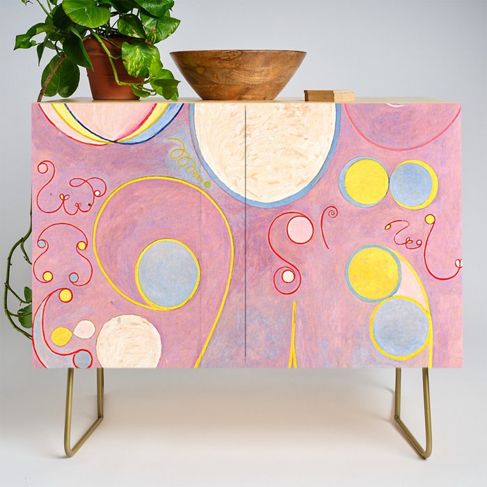 Hilma af Klint "The Ten Largest, No. 08, Adulthood, Group IV" Credenza Gallery Image 1