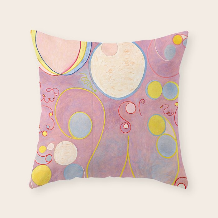 Hilma af Klint "The Ten Largest, No. 08, Adulthood, Group IV" Throw Pillow Gallery Image 6