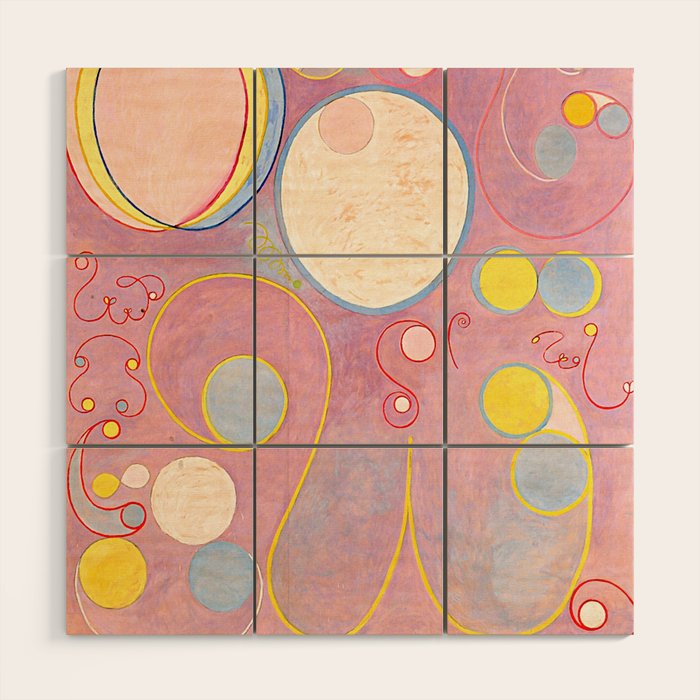 Hilma af Klint "The Ten Largest, No. 08, Adulthood, Group IV" Wood Wall Art Gallery Image 1