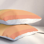 Colorful Retro Striped Rainbow Pillow Sham Gallery Image 3