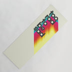 Too Rad To Be Sad - neon rainbow Yoga Mat Gallery Image 1