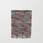 Red & Blue Hand-drawn Pattern #2 Wall Hanging Gallery Image 1