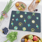 Pastel space pattern - dark Cutting Board Gallery Image 2
