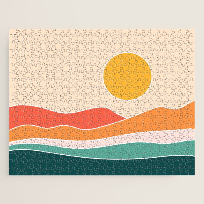 Abstract Landscape 23A Jigsaw Puzzle Gallery Image 1