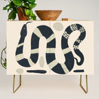 Black and White Snake Credenza Gallery Image 1