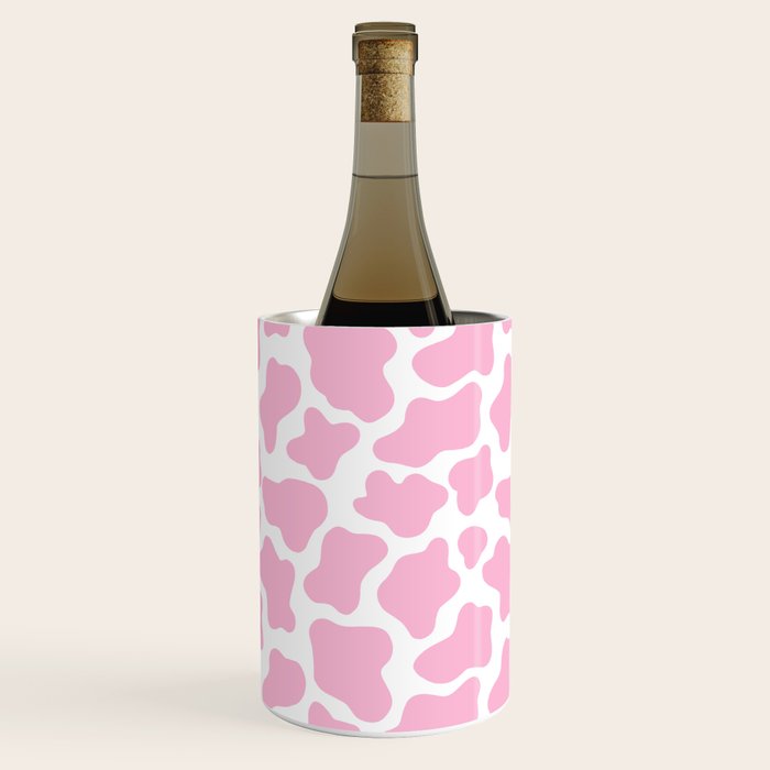Pink Cow Print Wine Chiller Gallery Image 1