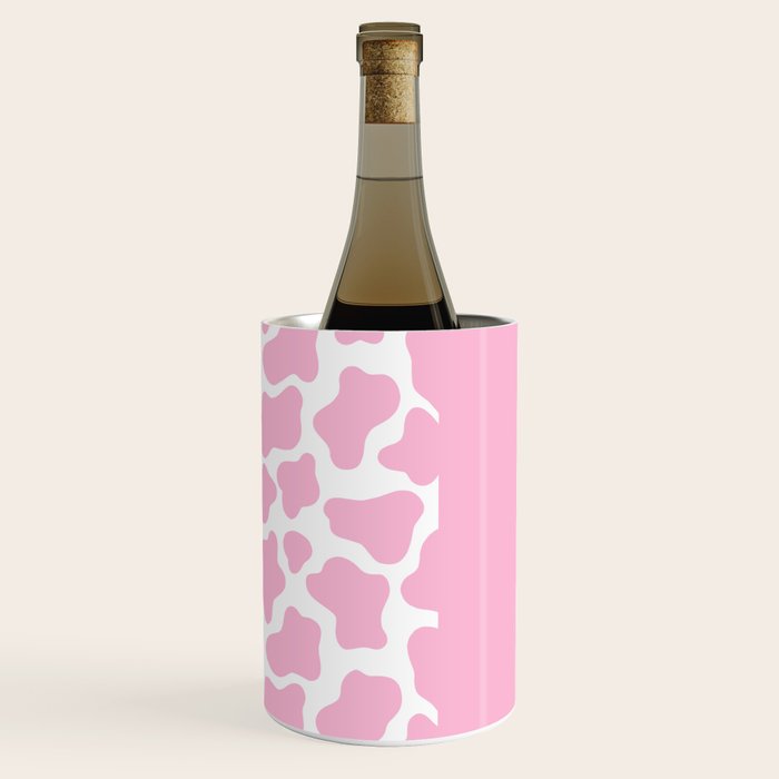 Pink Cow Print Wine Chiller Gallery Image 3