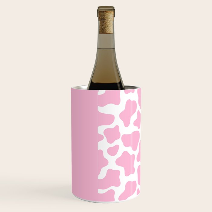 Pink Cow Print Wine Chiller Gallery Image 2