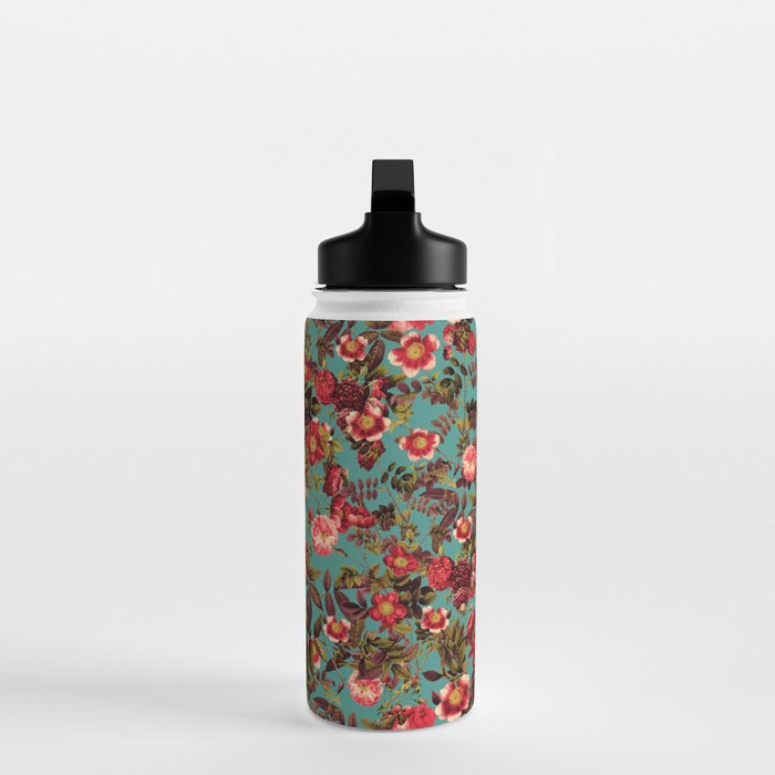 Spring Summer Floral Pattern Water Bottle Gallery Image 3
