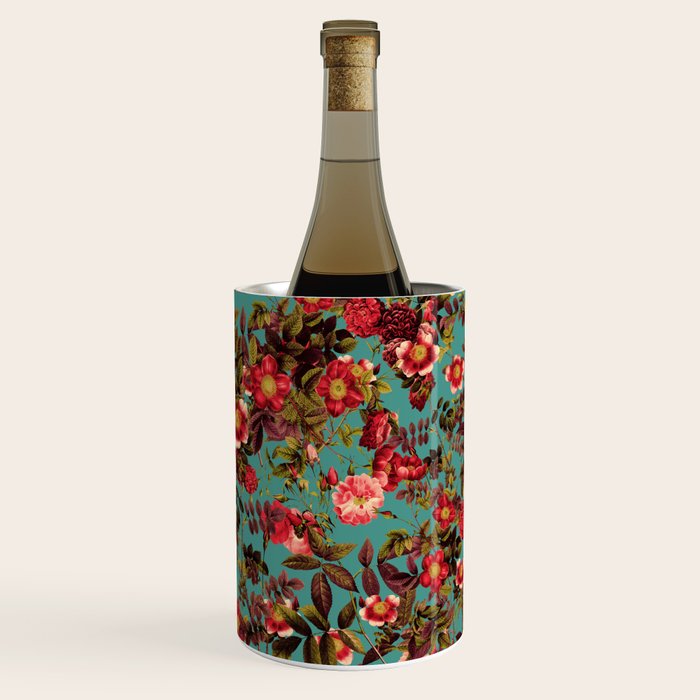 Spring Summer Floral Pattern Wine Chiller Gallery Image 3