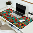 Spring Summer Floral Pattern Desk Mat Gallery Image 2