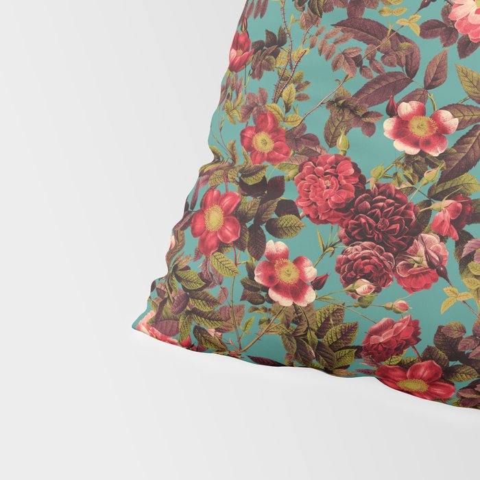 Spring Summer Floral Pattern Pillow Sham Gallery Image 4