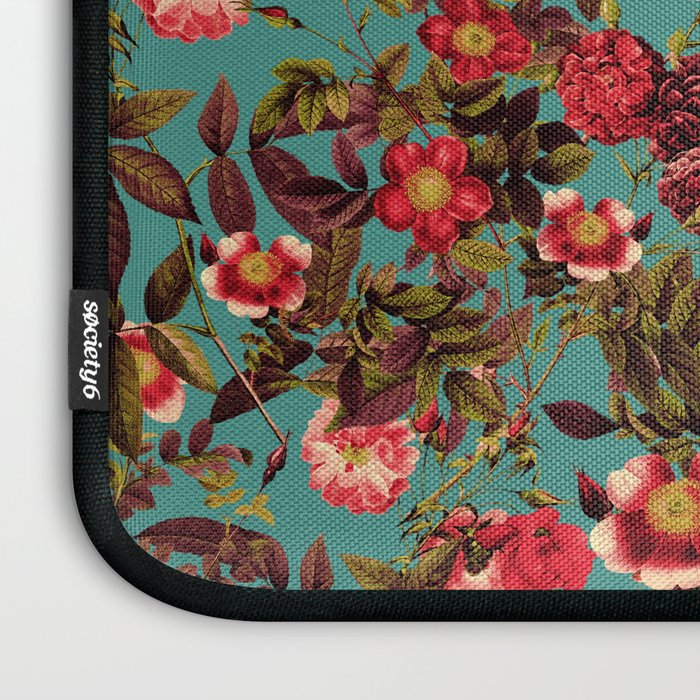Spring Summer Floral Pattern Laptop Sleeve Gallery Image 3