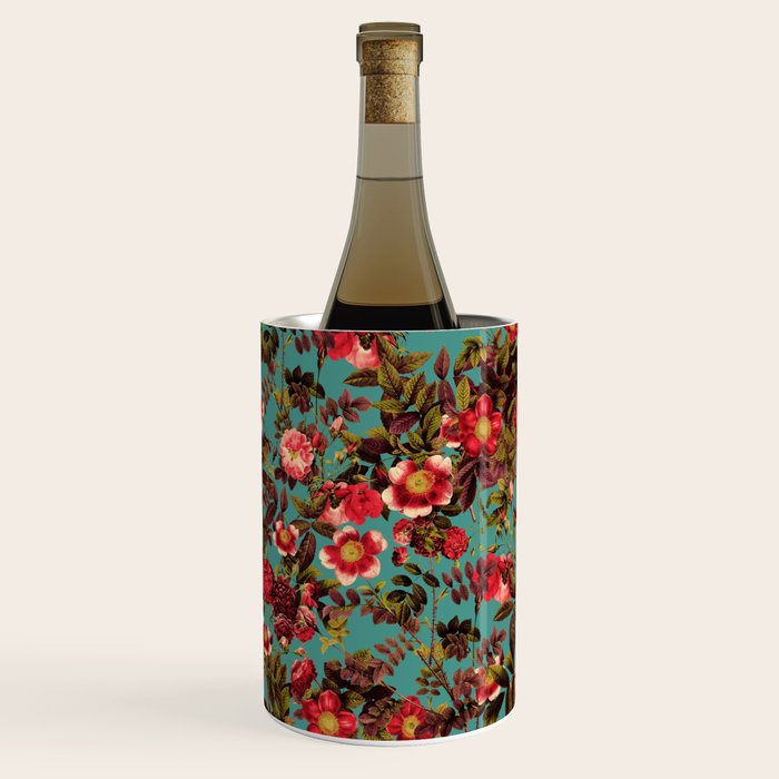Spring Summer Floral Pattern Wine Chiller Gallery Image 1