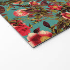 Spring Summer Floral Pattern Welcome Mat Gallery Image 2
