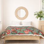 Spring Summer Floral Pattern Duvet Cover Gallery Image 3
