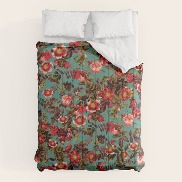 Spring Summer Floral Pattern Comforter Gallery Image 6