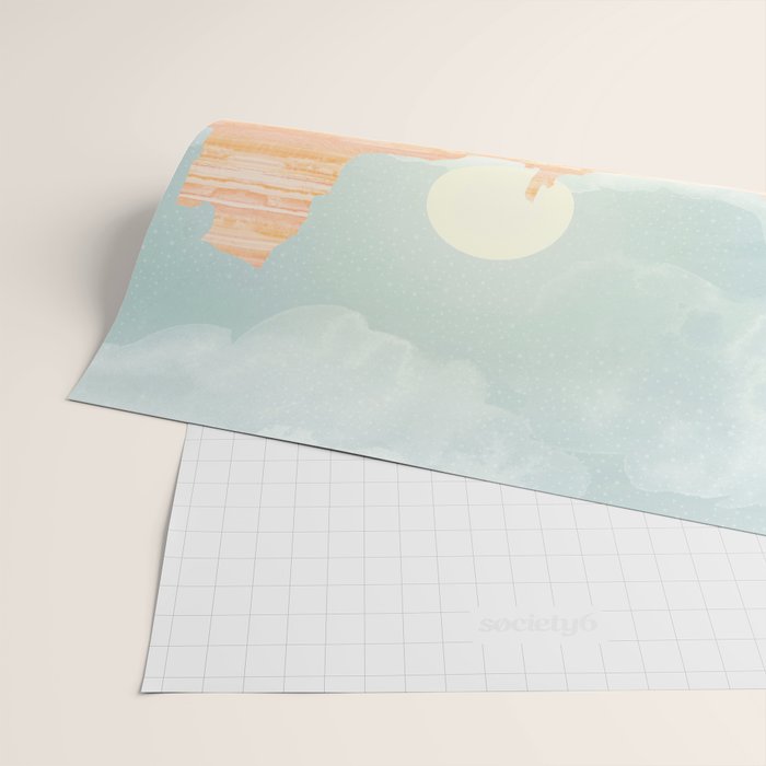 Retro Desert Oasis Wrapping Paper Gallery Image 2