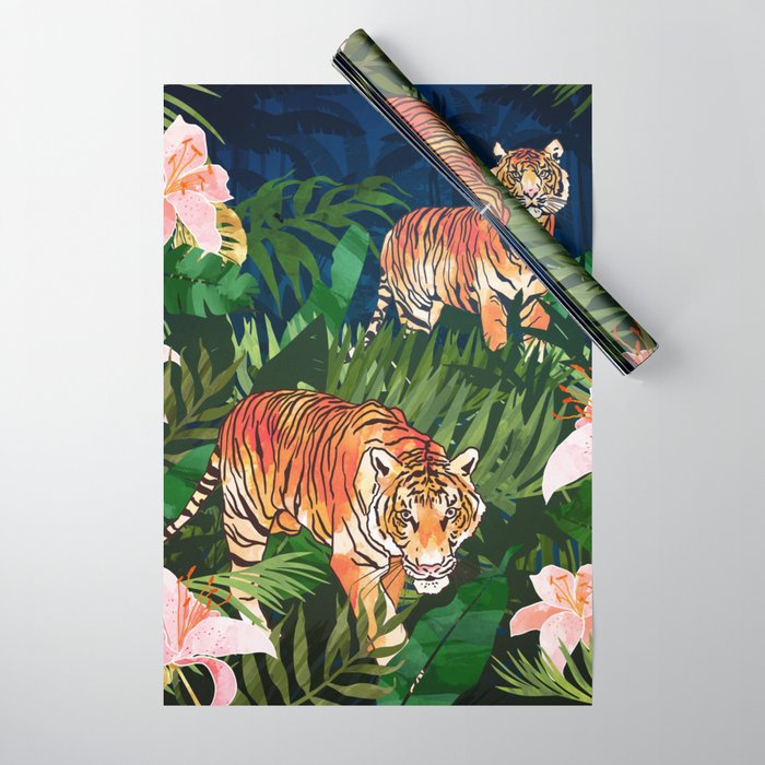 Tiger Dream Wrapping Paper Gallery Image 1