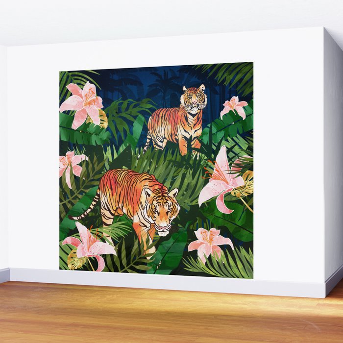 Tiger Dream Wall Mural Gallery Image 2