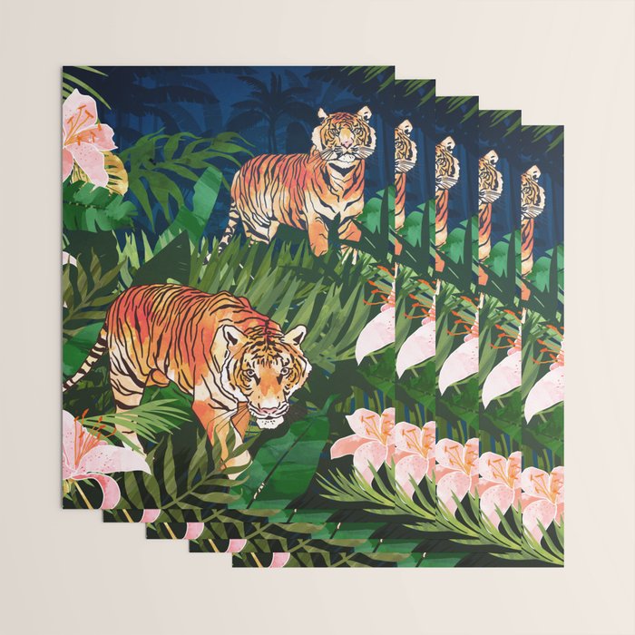 Tiger Dream Wrapping Paper Gallery Image 3